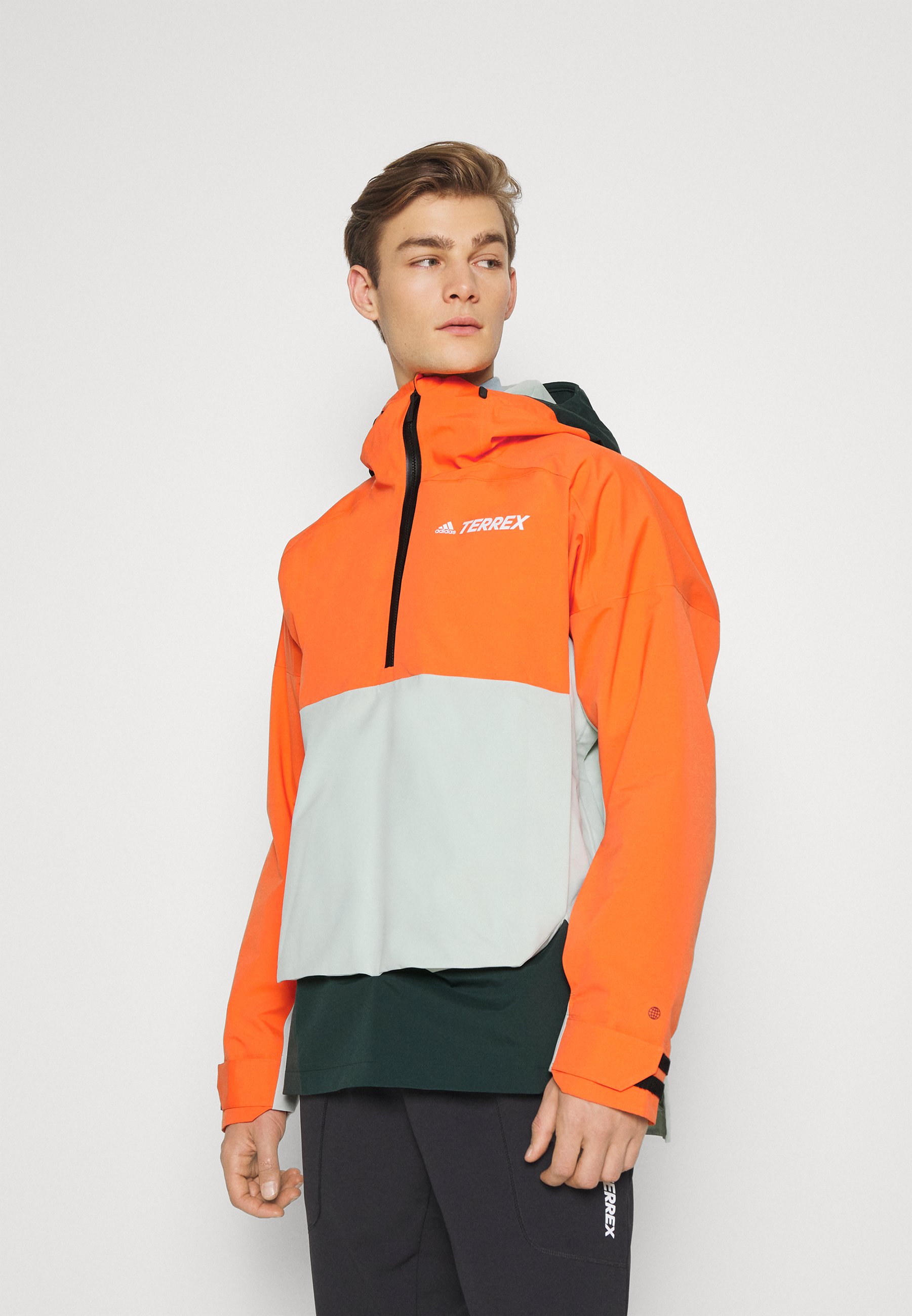 adidas terrex jacket orange