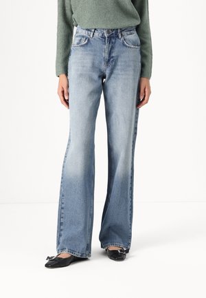 Wide leg - light-blue denim