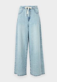BAGGY PULL ON YAYA - Leveälahkeiset - light wash