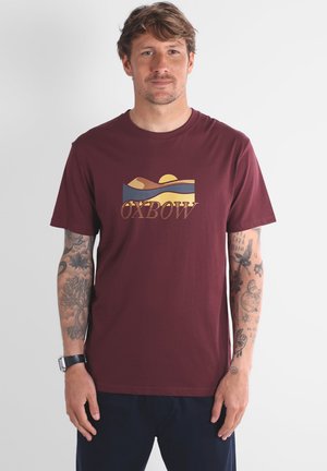 SCENIC - T-shirt imprimé - plum