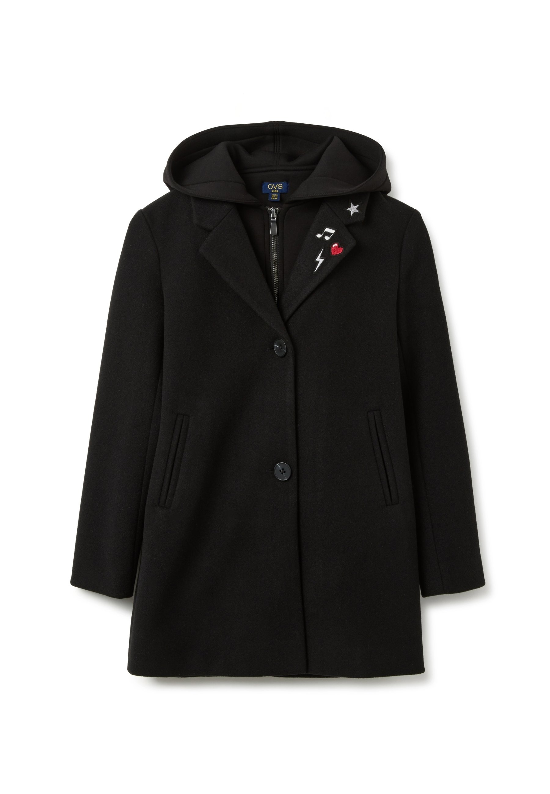 OVS Winter coat black Zalando