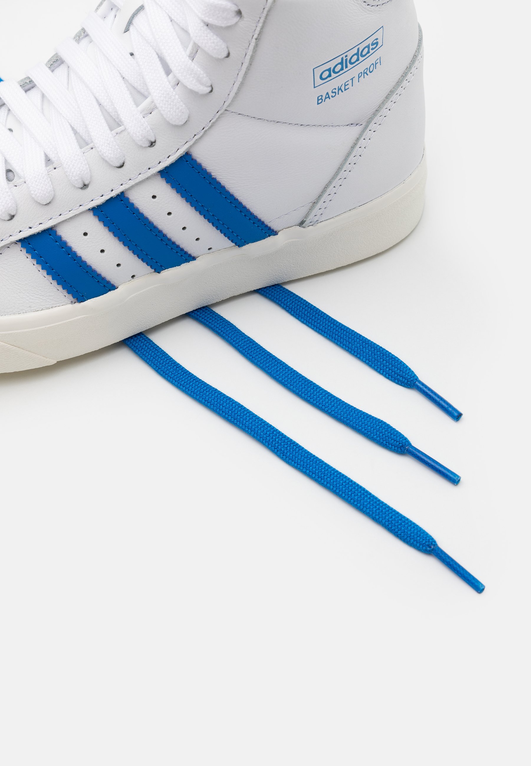 adidas Originals BASKET PROFI UNISEX - Sneakers hoog - footwear white/blue  bird/offwhite/wit - Zalando.nl