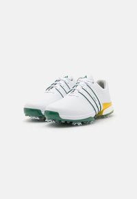 adidas Golf Golfskor - footwear white/collegiate green/yellow