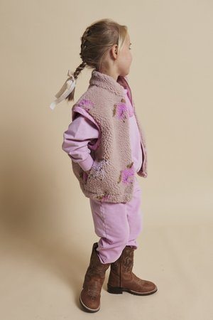 Copenhagen Colors JACKET REMOVABLE SLEEVES - Fleecejakke - rose/unicorn comb