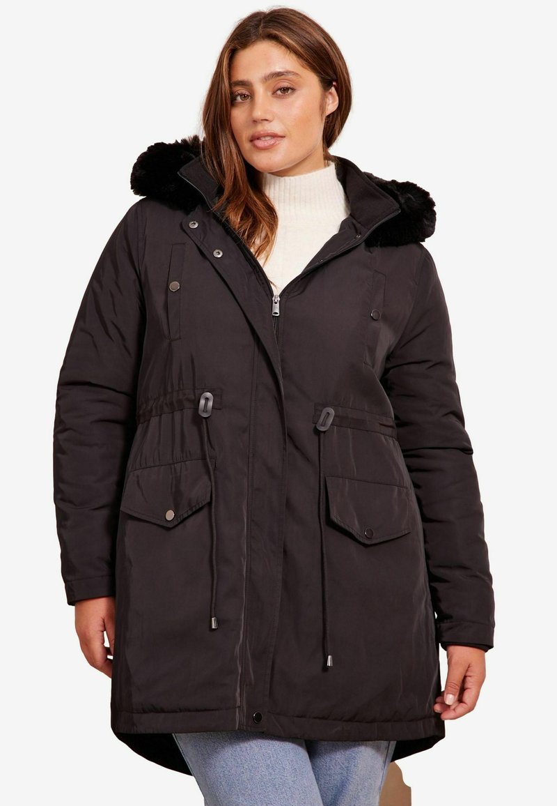 Friends Like These CURVE REGULAR FIT - Zimný kabát - black