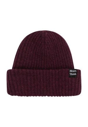 SMOKEY BEAR X PLEASE - MIT KREMPE  - Beanie - berry