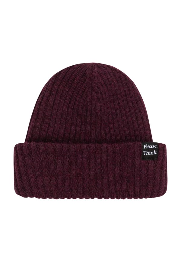 SMOKEY BEAR X PLEASE - MIT KREMPE  - Mütze - berry