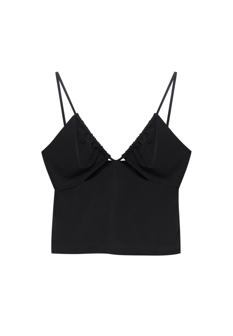 PULL&BEAR CUTOUT STRAPPY Top black Zalando.de