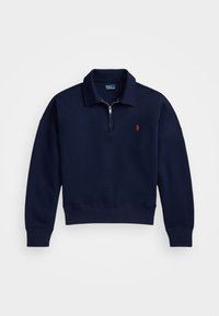 FLEECE QUARTER ZIP - Pusa - cruise navy