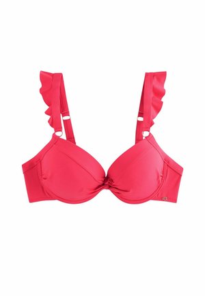 Next PADDED WIRED HALTER STANDARD - Bikiinide ülaosa - pink frill