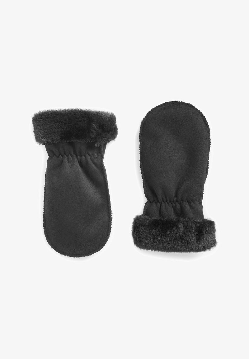 Next FAUX SUEDE MITTS - Palčáky - black
