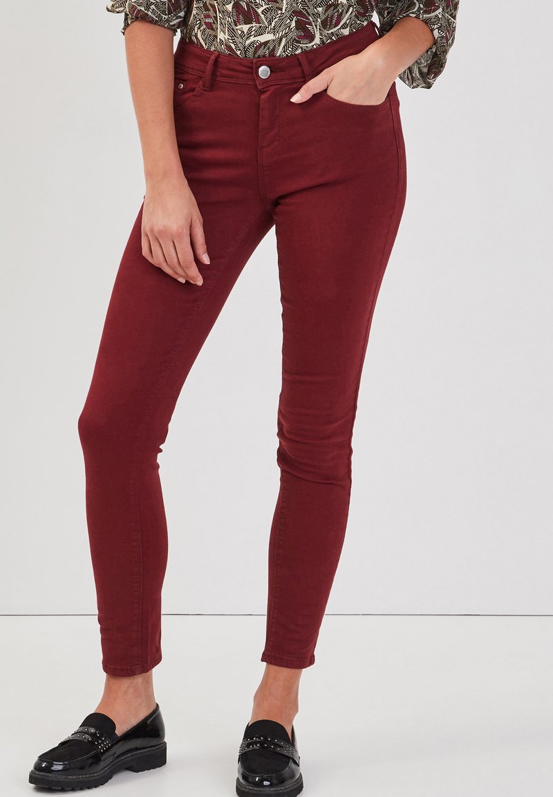 Cache Cache 5-POCKET - Jeans Skinny Fit - bordeaux
