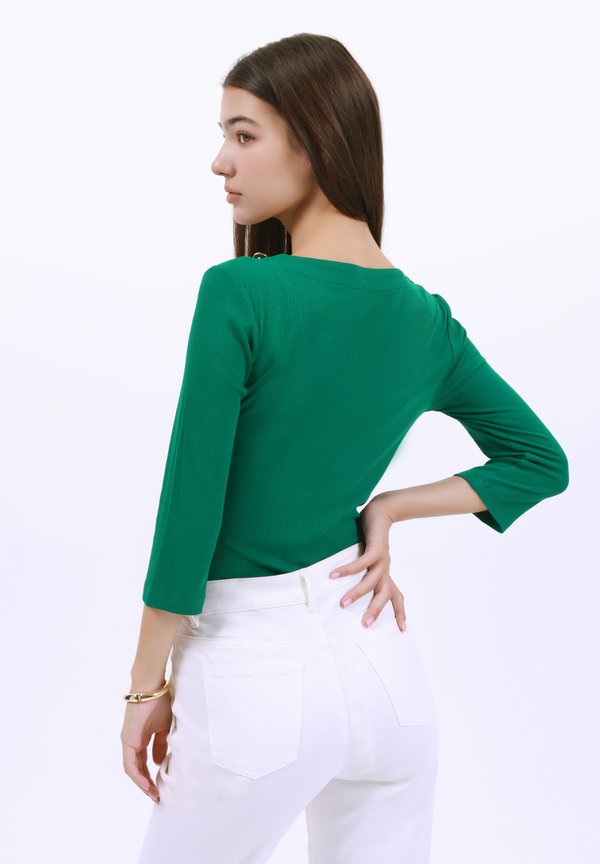 Long sleeved top - teal3