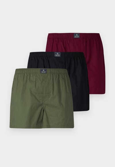 Polo Ralph Lauren OPEN 3 PACK - Laiad bokserid - black/olivel/red