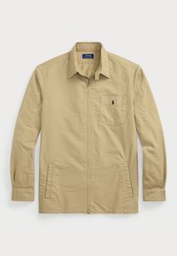 GARMENT-DYED OXFORD OVERSHIRT - Lett jakke - beige