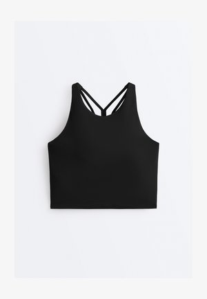 OYSHO, COMFORTLUX STRAP TANK TOP CUPS - Top - black