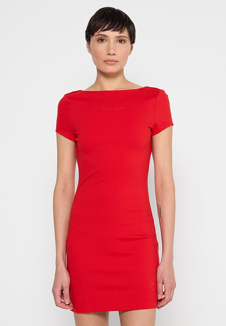 Tommy Jeans Jerseyjurk rood