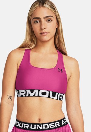 MID BRANDED - Medium support sports bra - astro pink white