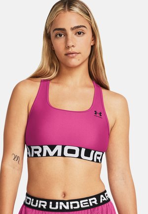 MID BRANDED - Medium support sports bra - astro pink white