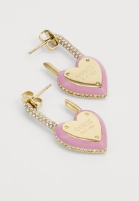 Guess ALL YOU NEED IS LOVE - Pendientes - gold-coloured/pink