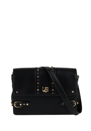 4US - BORSA A TRACOLLA IN ECOPELLE PER DONNA - Sac bandoulière - black