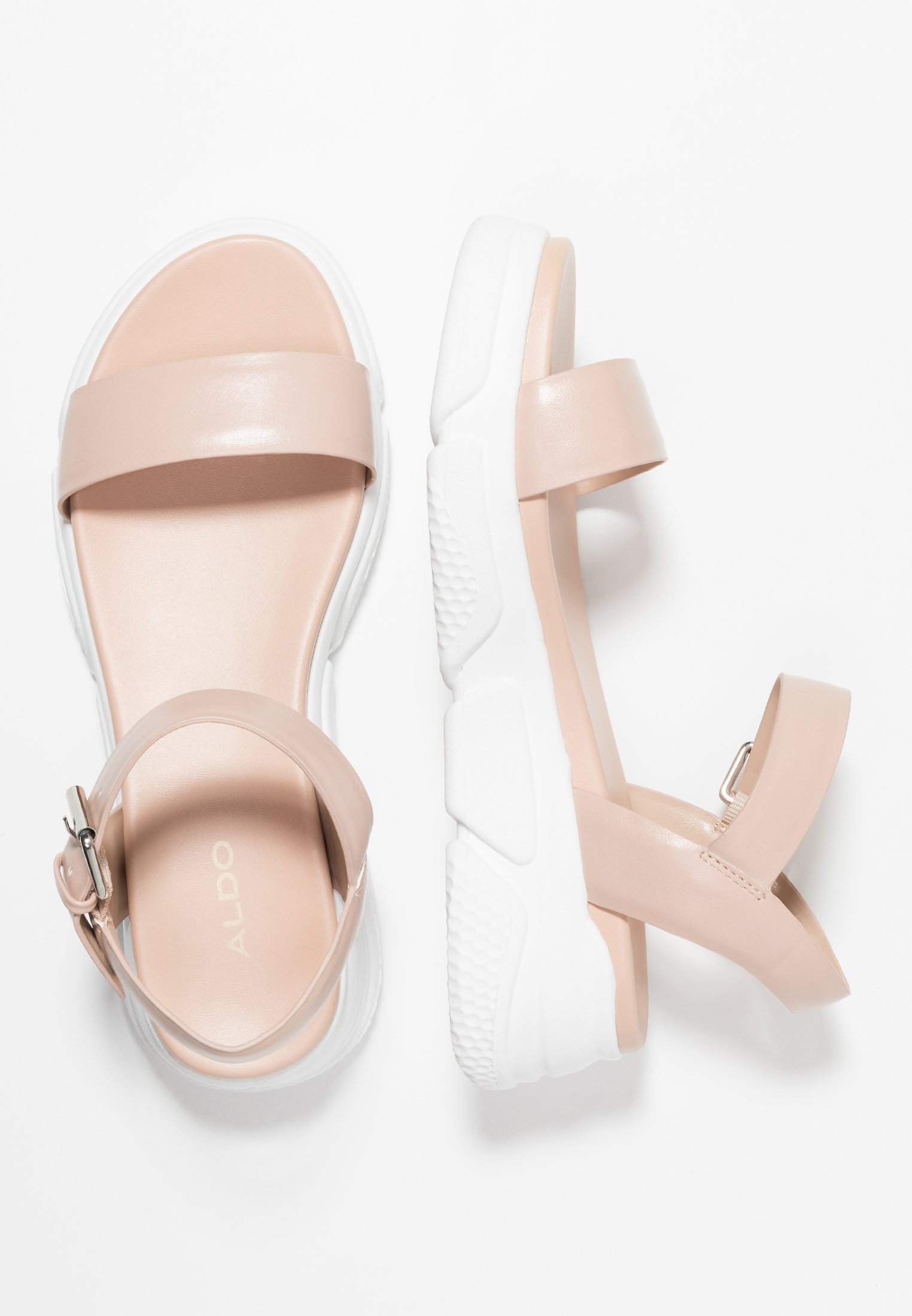 ALDO SEVILADIA Platåsandaler light pink Zalando.no ALDO MENIFEE Håndveske light pink Zalando.no