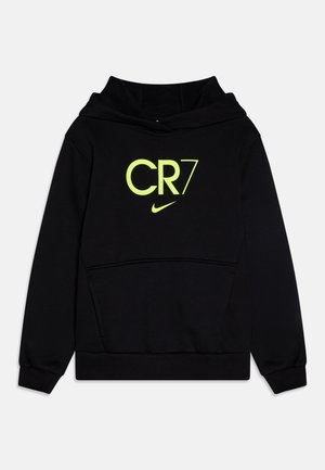 Nike Performance CR7 CLUB UNISEX - Sweat à capuche - black/volt