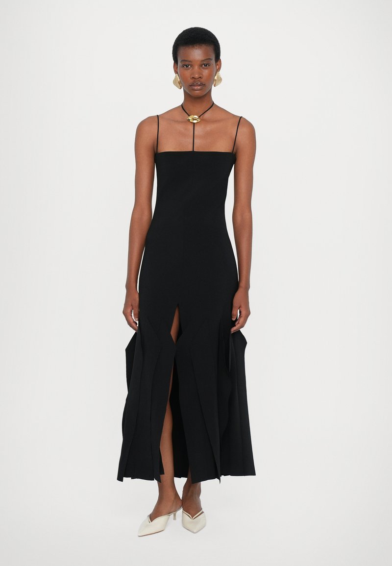 A.W.A.K.E. MODE LIP CHOKER DRESS - Robe en jersey - black