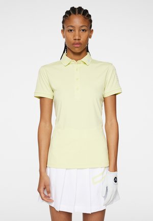 J.LINDEBERG Sports TOUR TECH - Pikeepaita - pale lime yellow