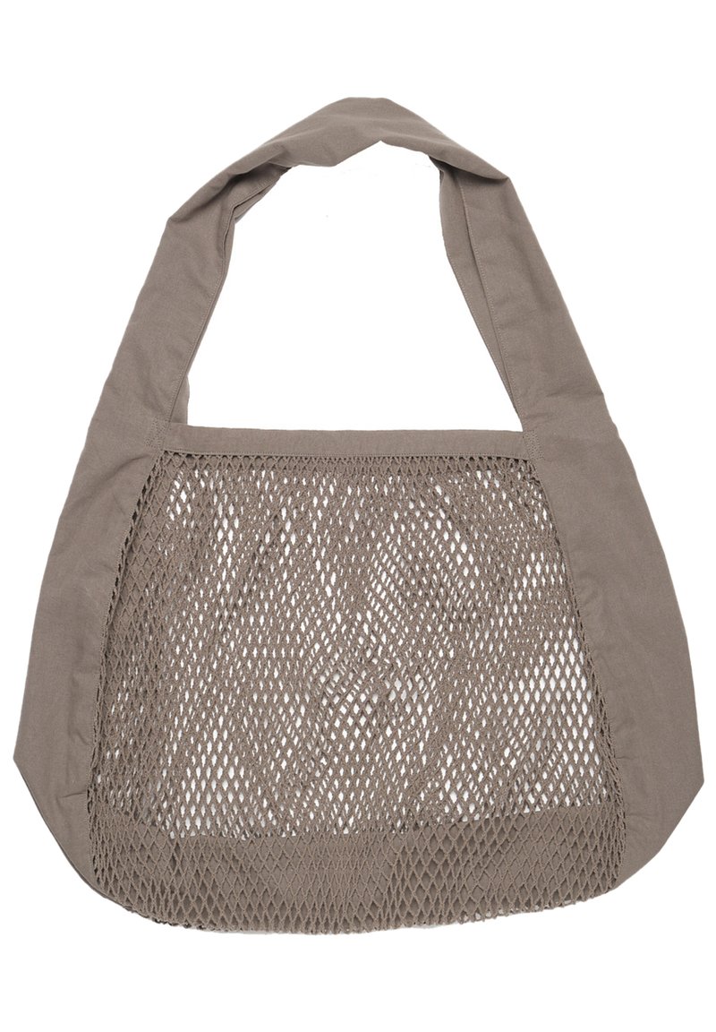 The Organic Company STORAGE NET SHOULDER - Bevásárlótáska - clay