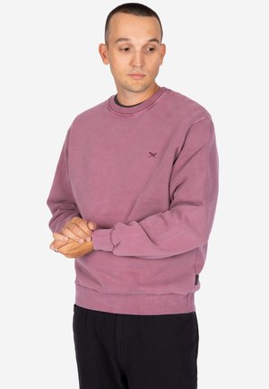 Iriedaily, IRIEDAILY SWEATSHIRT VINTAGE DYE - Sweatshirt - dark berry
