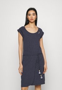 Ragwear GLITTER - Jerseyklänning - navy