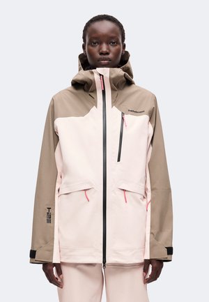 Peak Performance, VERTEC 3L JACKET WOMEN - Яке за ски - frosted blossom/terrain tan