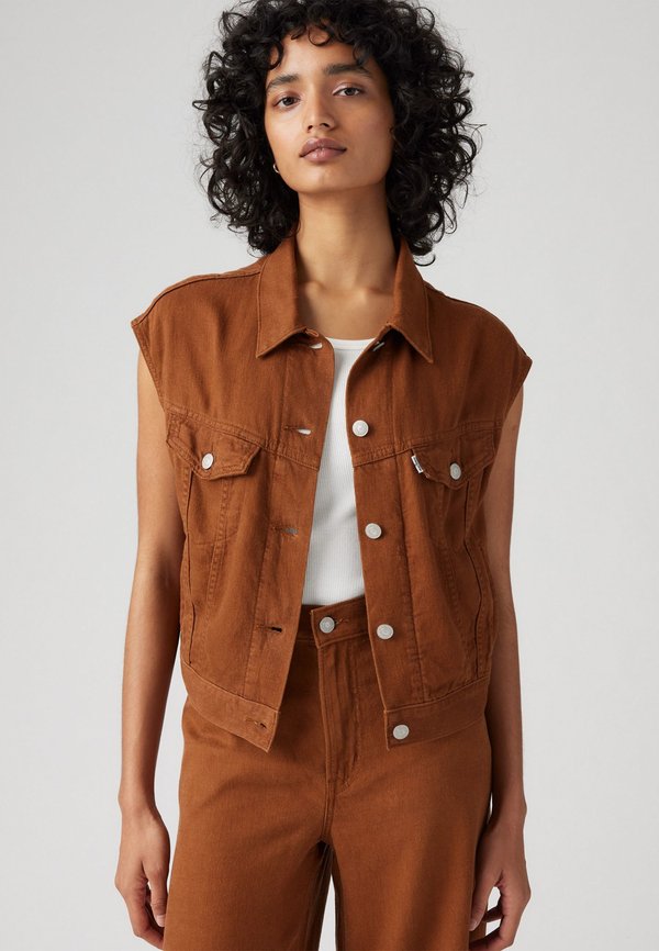 SHRUNKEN 90S VEST - Waistcoat - sorrel horse