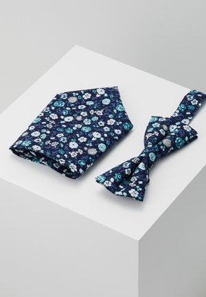 ONSTBOX BOW TIE & HANKERCHIEF - Pochet - black/mint