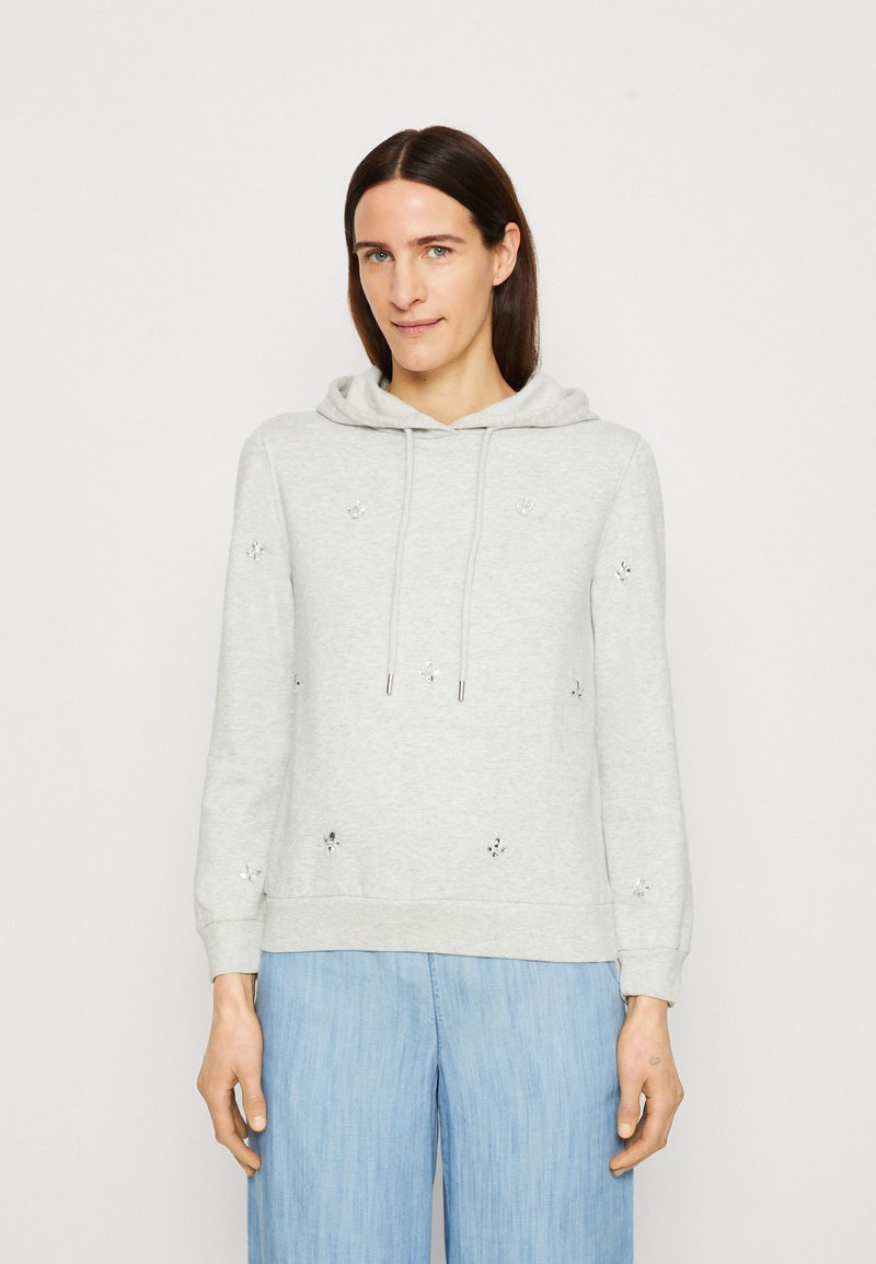 Marks & Spencer DETAIL HOODIE Sweatshirt grey marl/grå Zalando.no