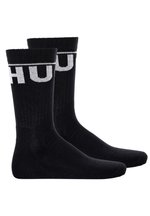 HUGO Calze Corte Uomo - Misto Cotone Con Suola Morbidissima E Costine, Comfort Quotidiano, Vestibilità Regolare, Colore Unico