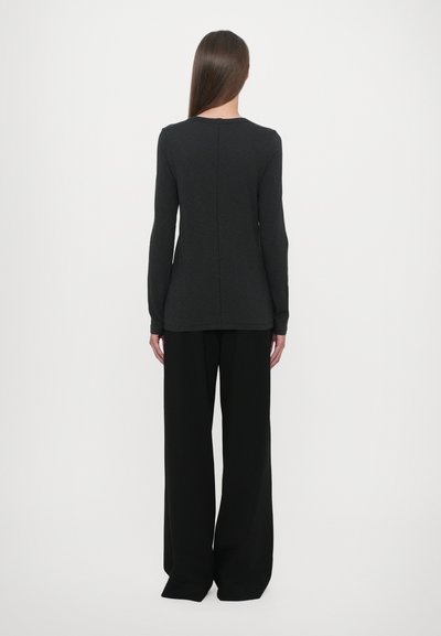 rag & bone THE SLUB - Μπλούζα με μακριά μανίκια - black