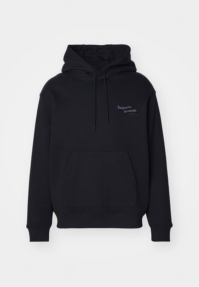 Emporio Armani FELPA - Džemperis ar kapuci - black