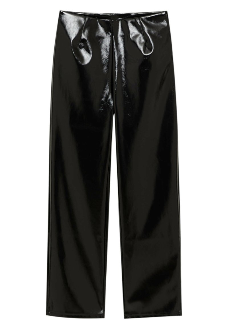 PULL&BEAR Broek gemêleerd zwart PULL&BEAR Broek gemêleerd zwart