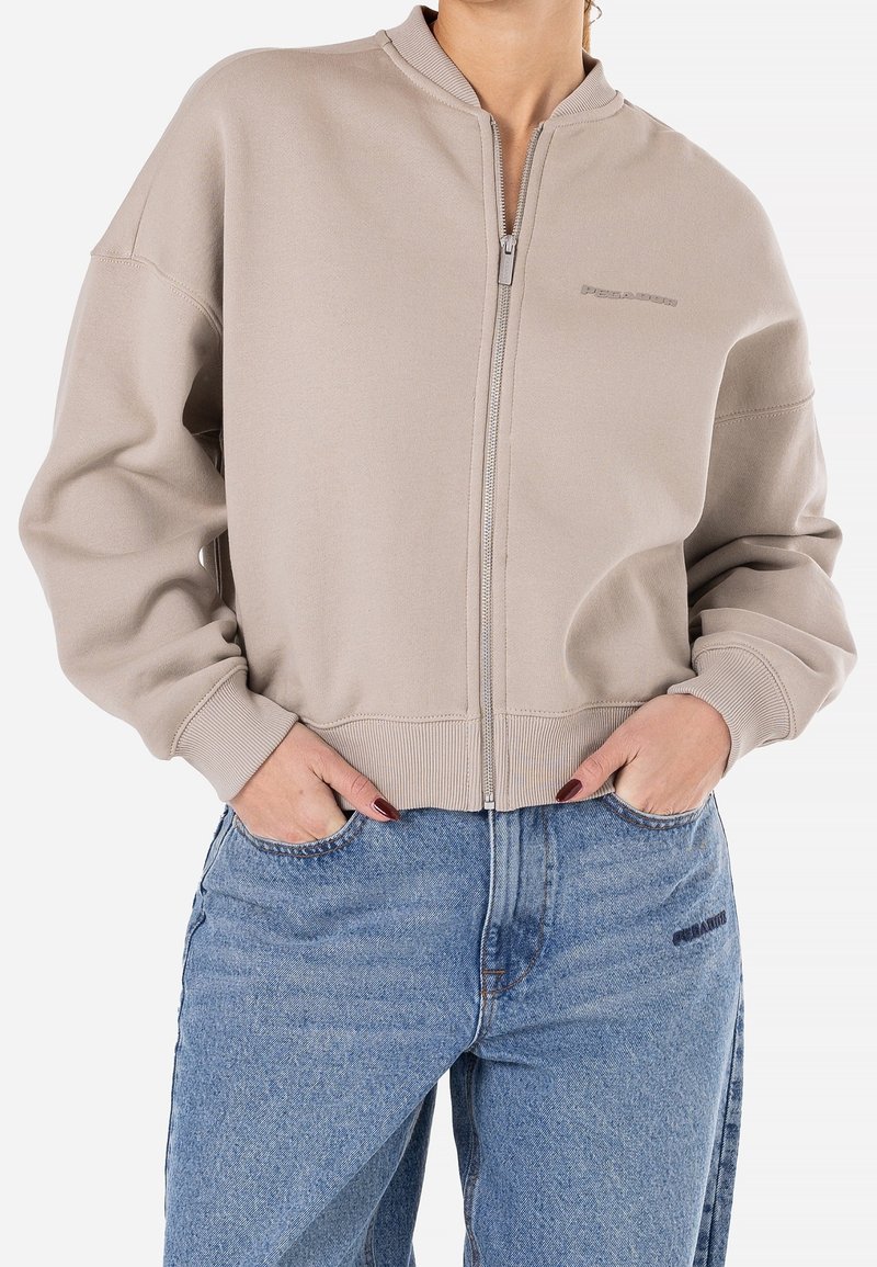 Pegador Sudadera con cremallera - grey