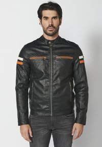 Koroshi Kunstnahast jakk -   black