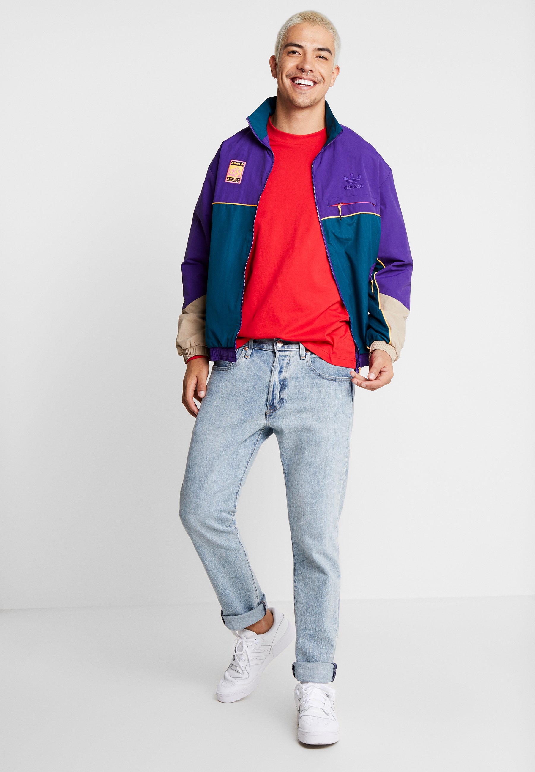 adidas Originals TRACK Leichte Jacke multicolor adidas Originals TRACK Leichte Jacke multicolor