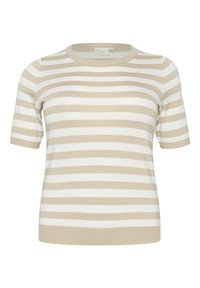 Unselected, feather grey chalk stripe
