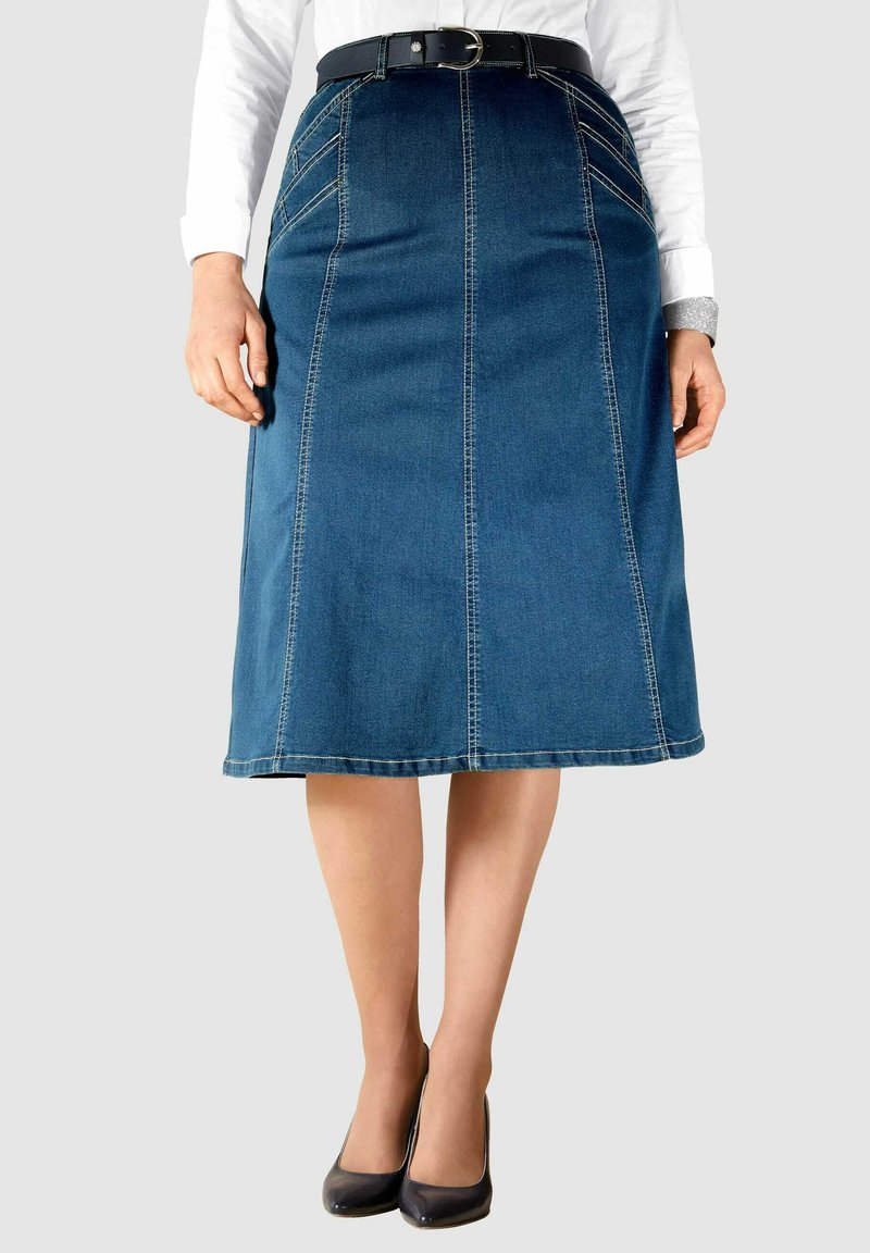 Damen Jeansröcke | M. COLLECTION A-Linien-Rockblue stone/dark-blue denim - GB47261 Damen Jeansröcke | M. COLLECTION A-Linien-Rockblue stone/dark-blue denim - GB47261