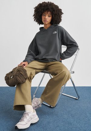 OXARA HOODED  - Φλις πουλόβερ - anthracite grey