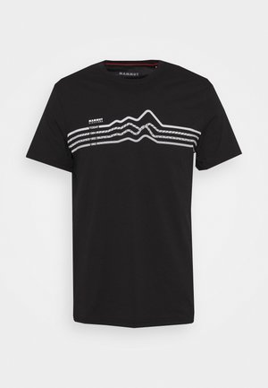 SEILE MEN - T-shirt z nadrukiem - black