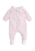 Jeminil Mio Primo Doudou Coniglio Grenouillère 28cm – Peluche Morbido Lavabile Per Neonati, Rosa - 5