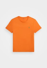CUSTOM SLIM FIT JERSEY CREWNECK T-SHIRT - T-paita - kona orange