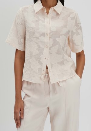 Overhemdblouse - beige
